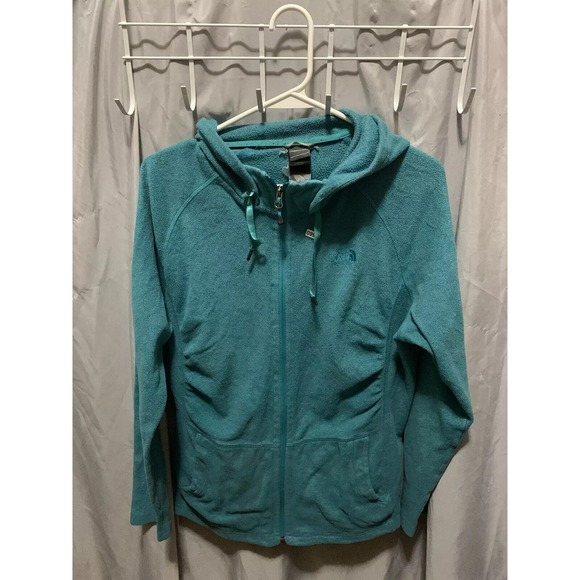 The North Face Tops - The North Face Hoodie Adult Large Blue Long Sleeve Vintage 90s Women's Sherpa